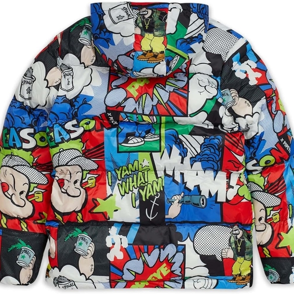 Reason Popeye Wham Puffer Jacket - Picture 4 of 4